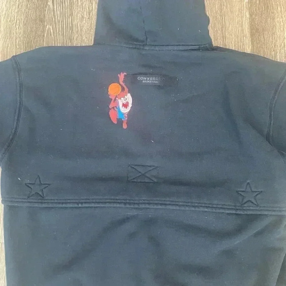 Mens Converse "A New Legacy x Space Jam" Black Hoodie - M - Picture 7 of 9